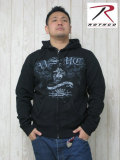 ���礭���������˥�������������ơ�����SKULL�ץ��å�HOODY