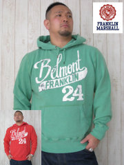 （大きいサイズ）ＦＲＡＮＫＬＩＮ＆ＭＡＳＨＡＬＬ（フランクリンアンドマーシャル）「ＢＥＬＭＯＮＴ」ＨＯＯＤＹ